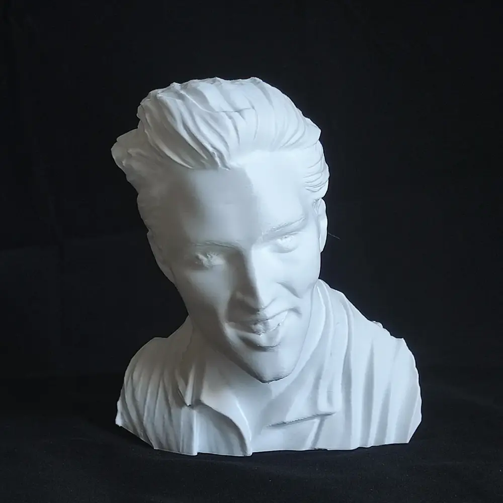 bust of Elvis Presley
