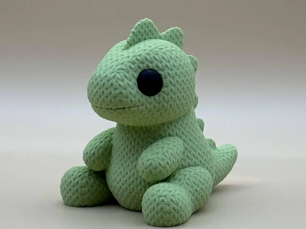 Cute Knitted Dino
