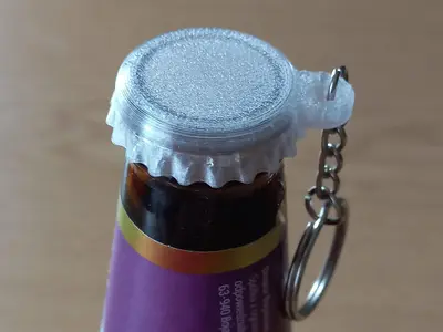Bottle Cap Keychain