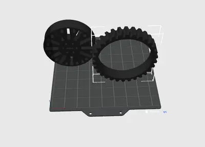 Diy Lawn Mower Felge und Reifen
