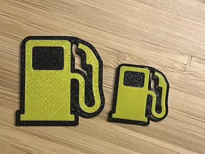 Fuel Pump Warning Light – 3D Printable Tag/Icon