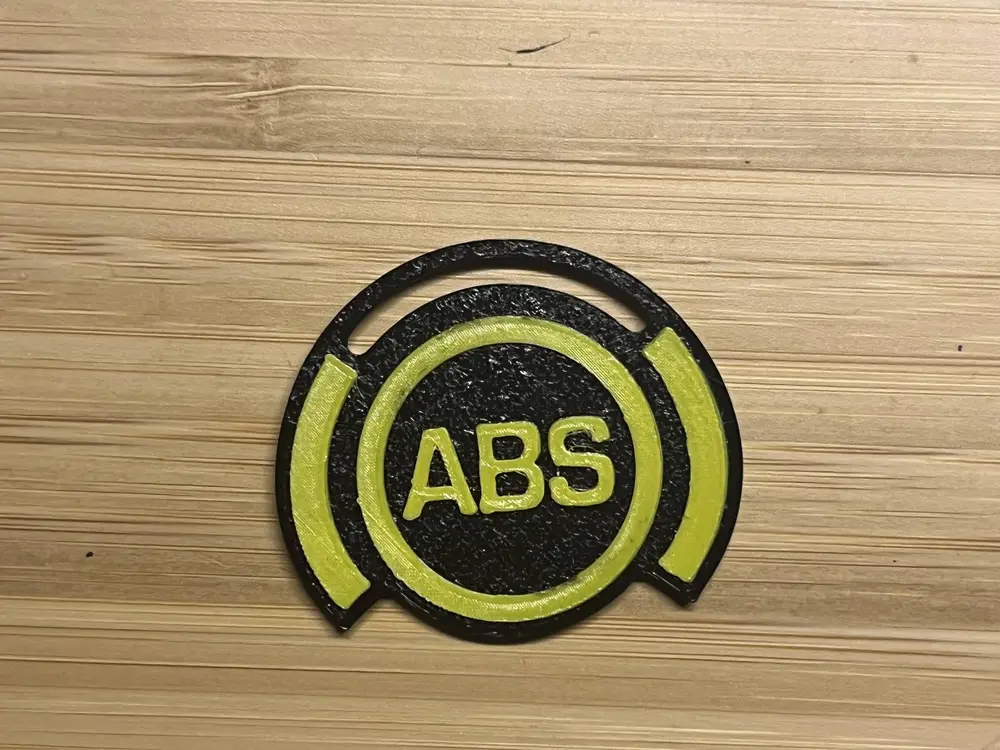 ABS Warning Light – 3D Printable Icon