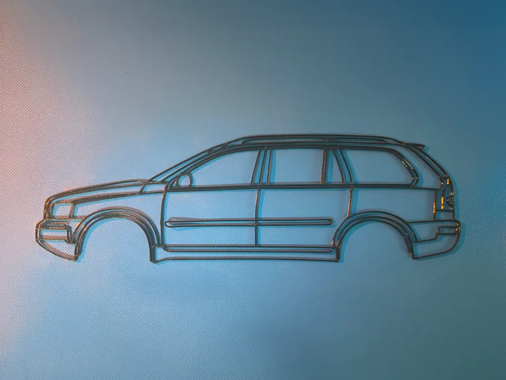 Volvo XC90 (1st gen) Side Profile –  Wall Art