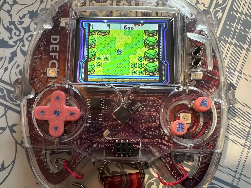 Defcon 32 Badge D-pad and AB-buttons #DC32