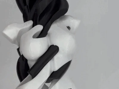Venus Woman Body Sculpture Passtrough Fidget