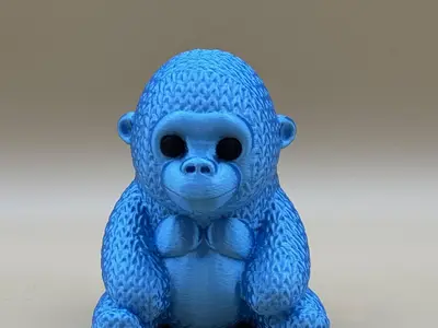 Cute Knitted Gorilla with nice Booty