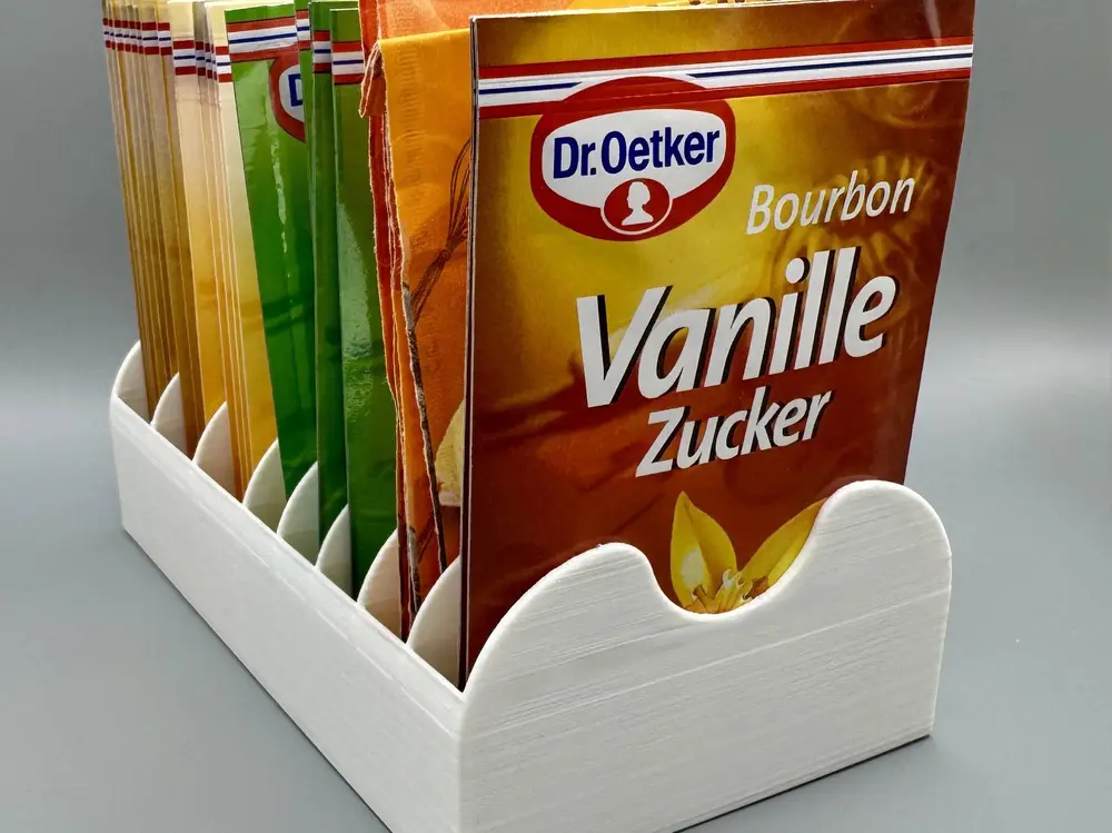Baking Sachet Organizer – 8 Slot Kitchen Holder