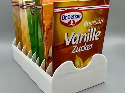Baking Sachet Organizer – 8 Slot Kitchen Holder