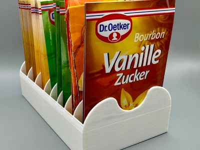 Baking Sachet Organizer – 8 Slot Kitchen Holder