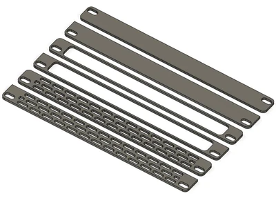 10-inch 1/2U Rack Mount Blanks
