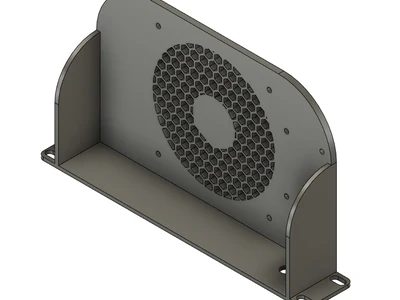 120 mm fan mount for 10-inch racks