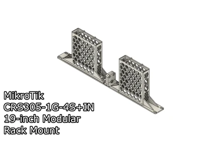 MikroTik CRS305-1G-4S+IN 19-inch Modular Rack Mount