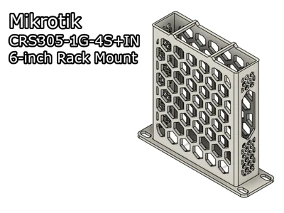 MikroTik CRS305-1G-4S+IN 6-inch Rack Mount