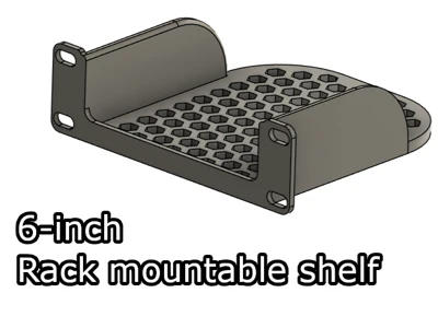 6-inch 3D printable shelf