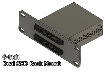 6-inch Dual SSD Rack Mount