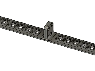 Modular 19-inch keystone patchpanel