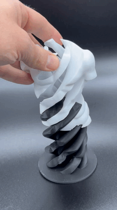 Male Body Sculpture Passtrough Fidget