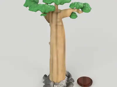 Baobab Tree With Hidden Storage