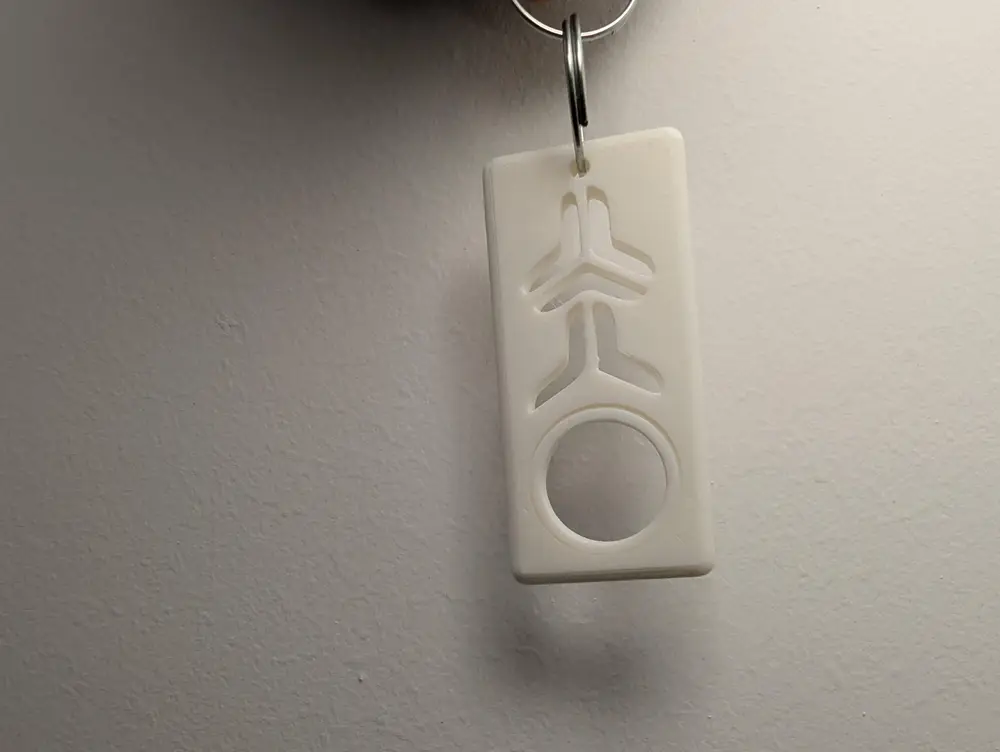 Spinning Keychain -  Print In Place