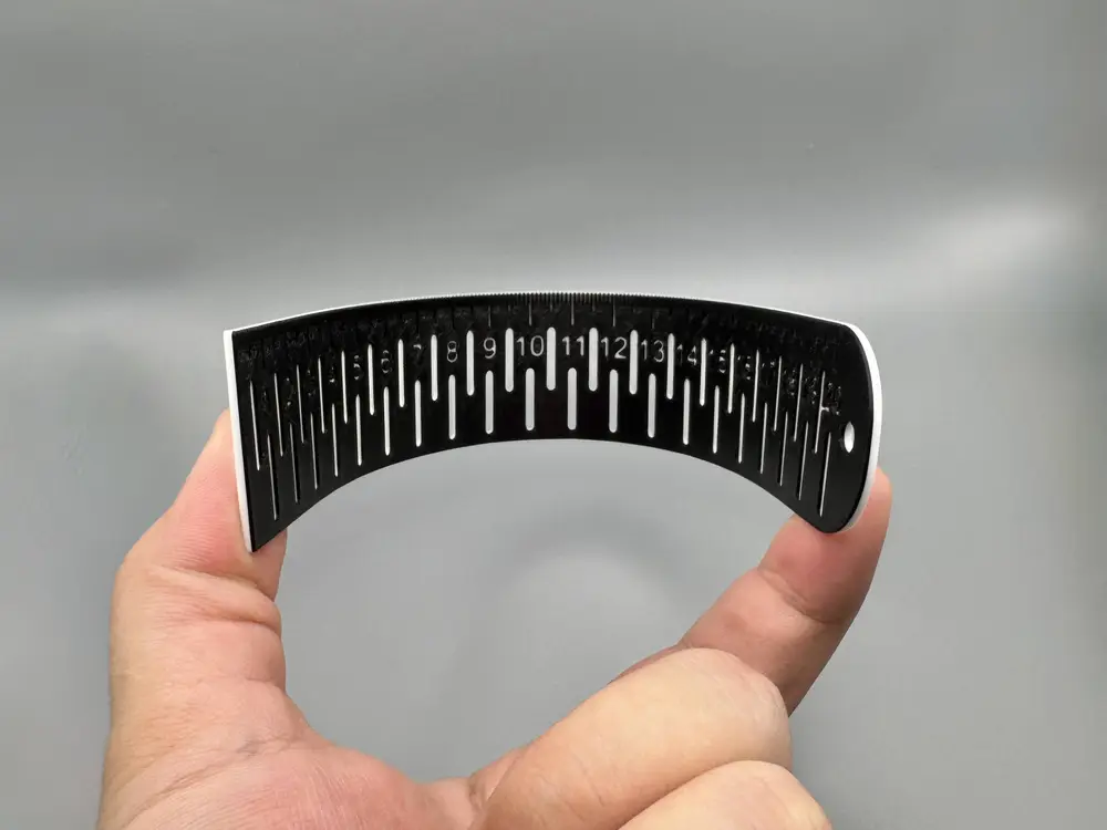 Flexible 20 cm Ruler – PLA Bendable Measuring Tool