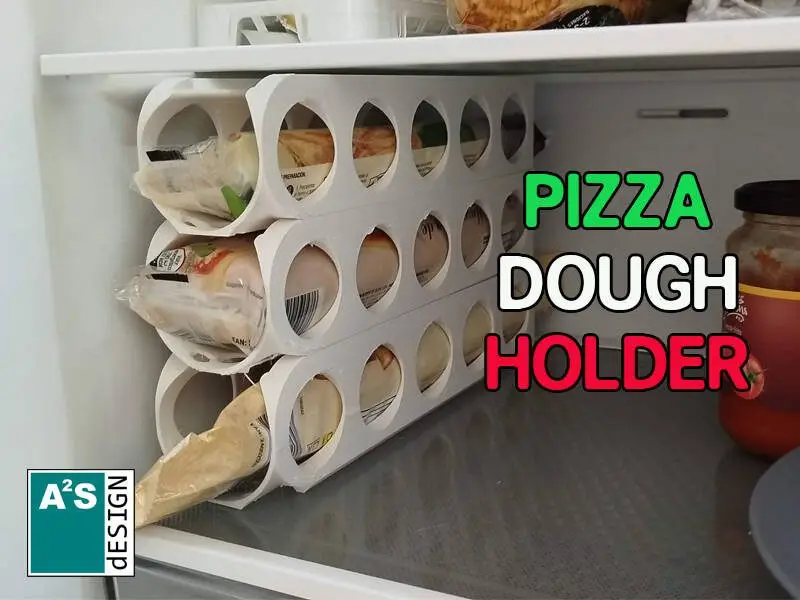 Pizza dough holder