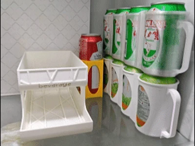 Handheld beer and cola storage rack - unlimited stacking 手提啤酒可乐收纳架-无限叠加