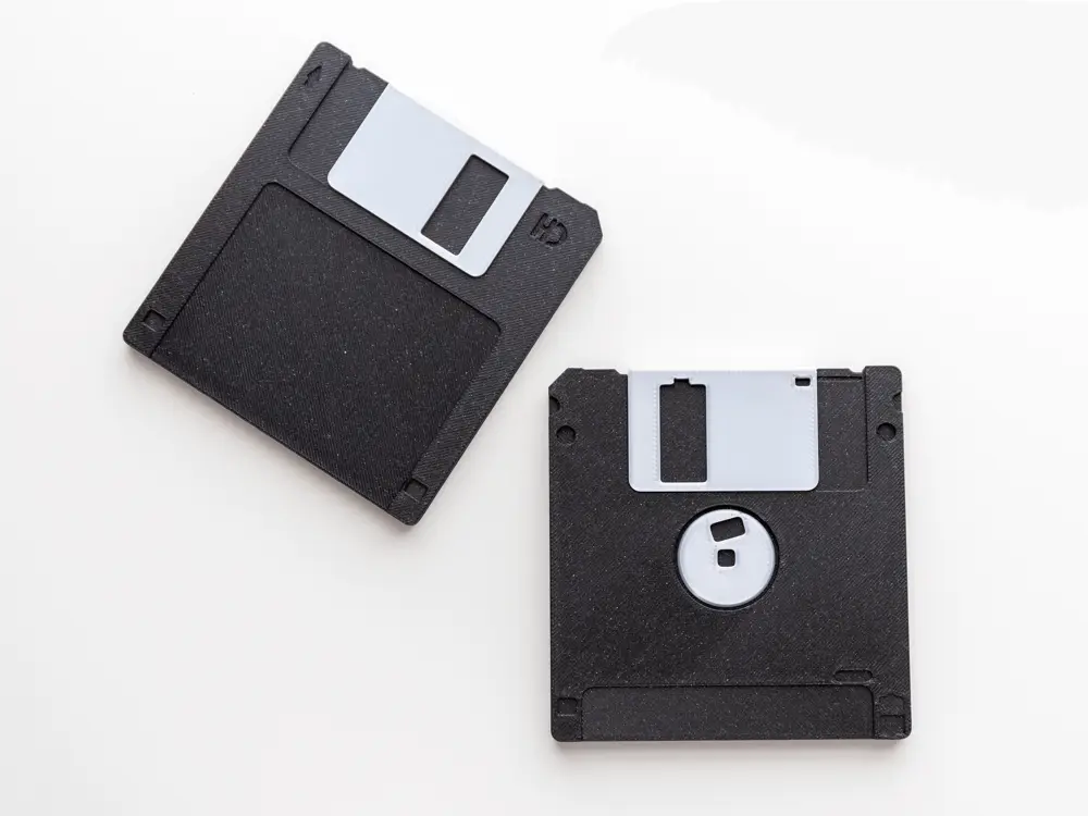 Floppy Disk Coasters - 2 Designs