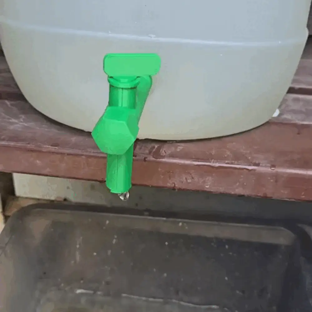 Outlet tap for rain barrel, plastic replacement tap, tap for rainwater barrel, rain barrel, water ba