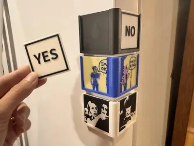 Corner Fridge Magnet Frame and Inserts