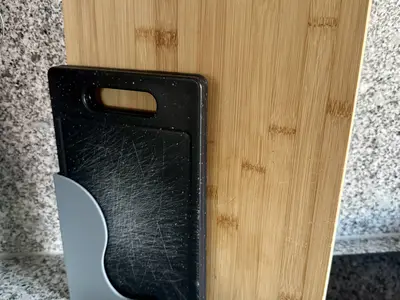 Kitchen Organizer Stand – Cutting Board, Media, Books (2 Sizes)