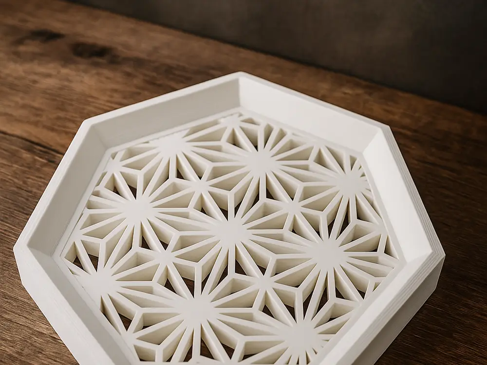 Hexagon Kumiko Tray