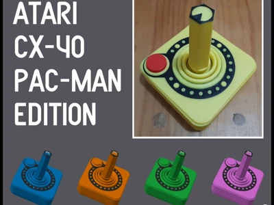 ATARI CX-40 PAC-MAN EDITION JOYSTICK - MakerOnline 3D Model | 3Drop
