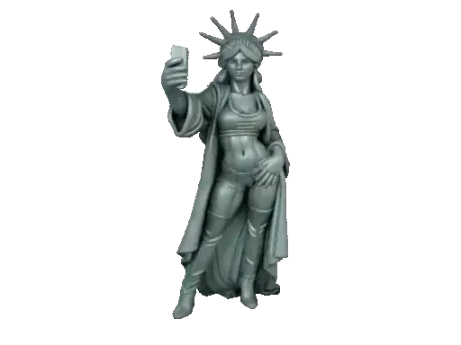 Modern Liberty statue