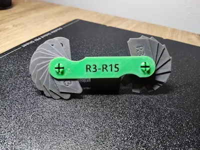 Radius Gauge R3-R15
