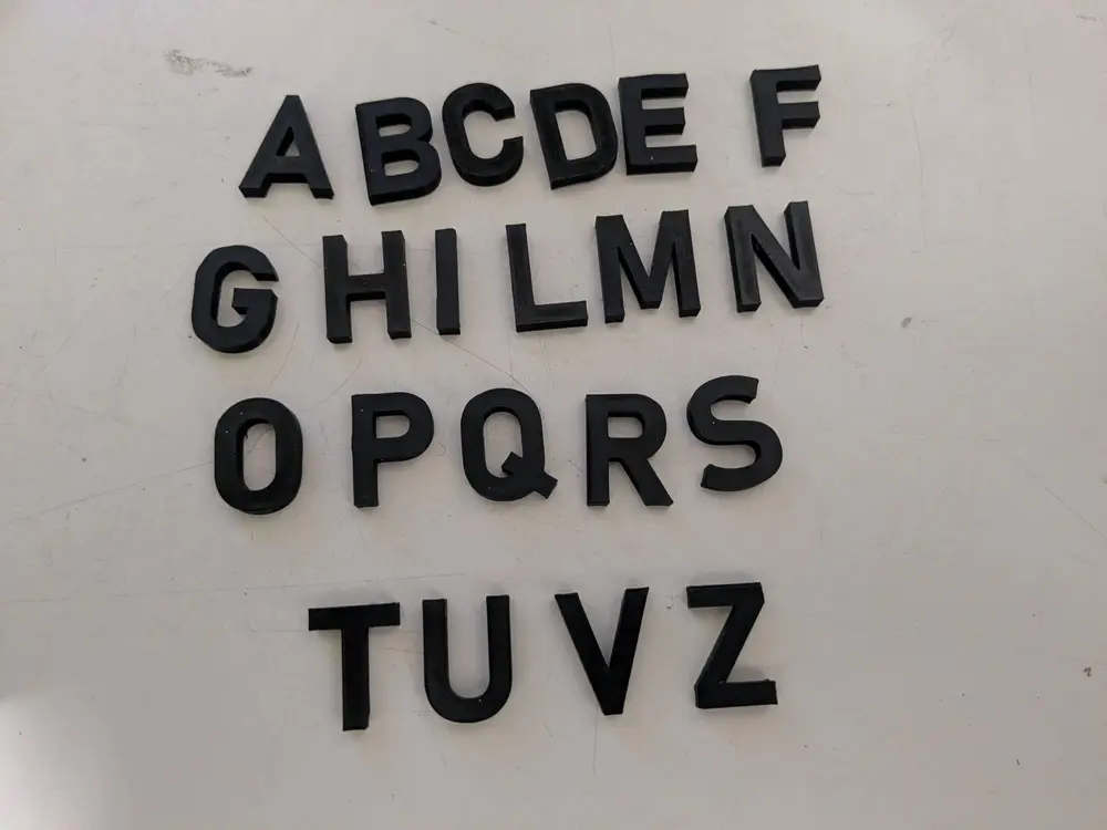 Lettere alfabeto