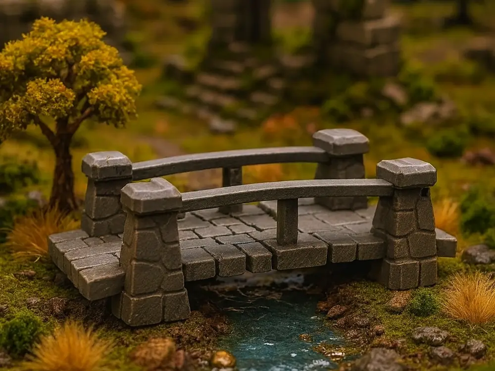 Small stone bridge - Wargame Scatter Terrain