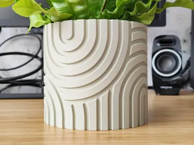 Sand Dune Plant pot and Planter - Vase mode design