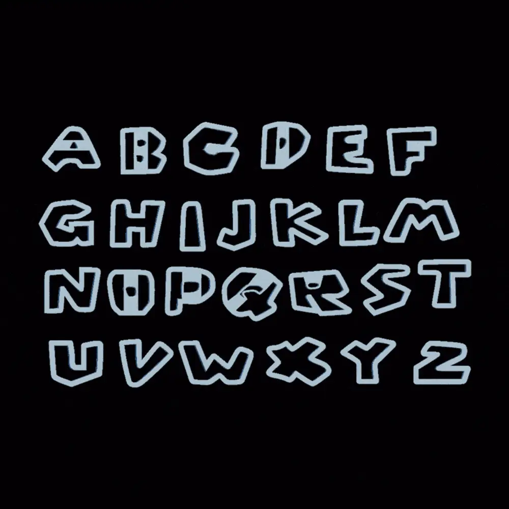 ROBLOX, alphabet