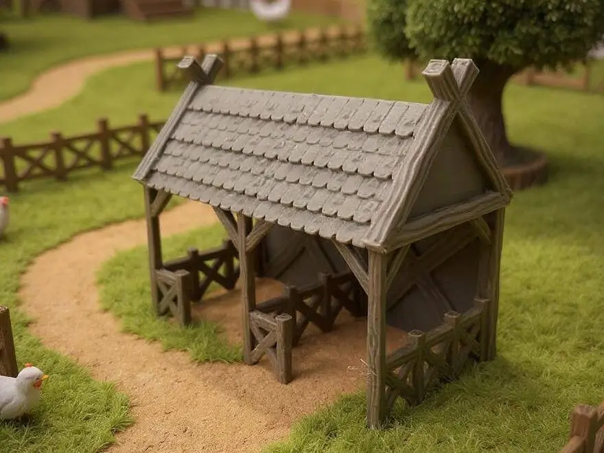 Rustic Stable – DND Fantasy Terrain