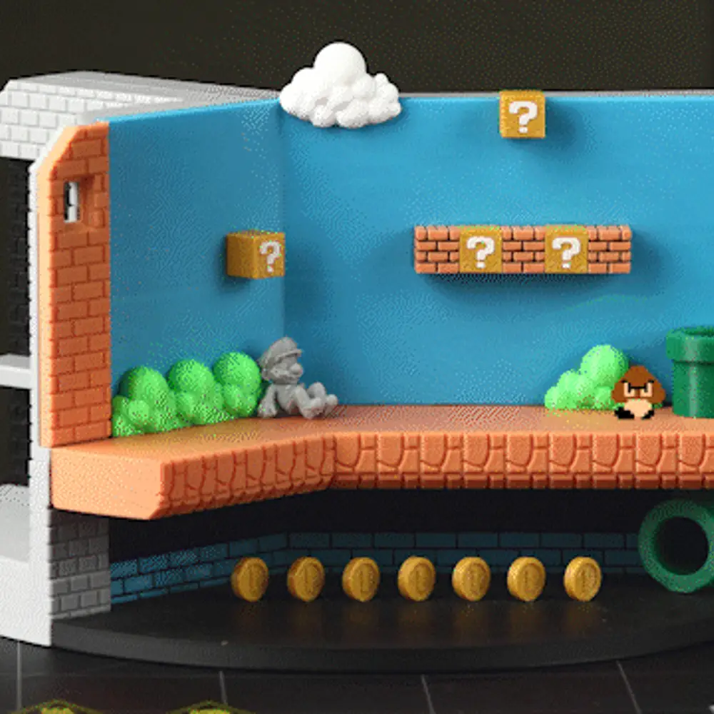 Super Mario Bros Diorama