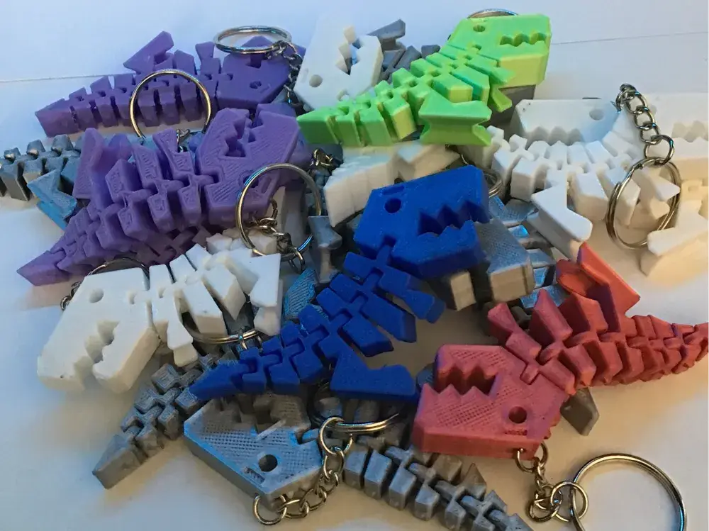 Flexy Rex Keychain