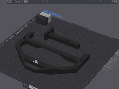 Kobra 3 Bed handle and plate alignment guide