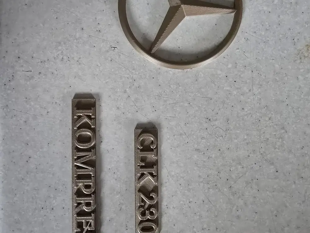 mercedes clk 230 kompressor badges