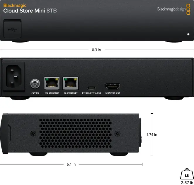 Black Magic Cloud Mini wall mount.