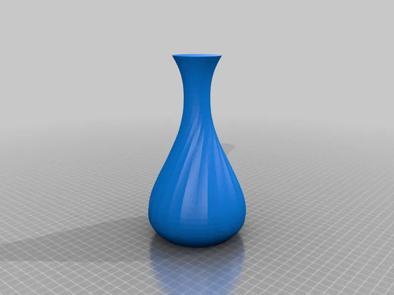 twisted 24 sided Vase