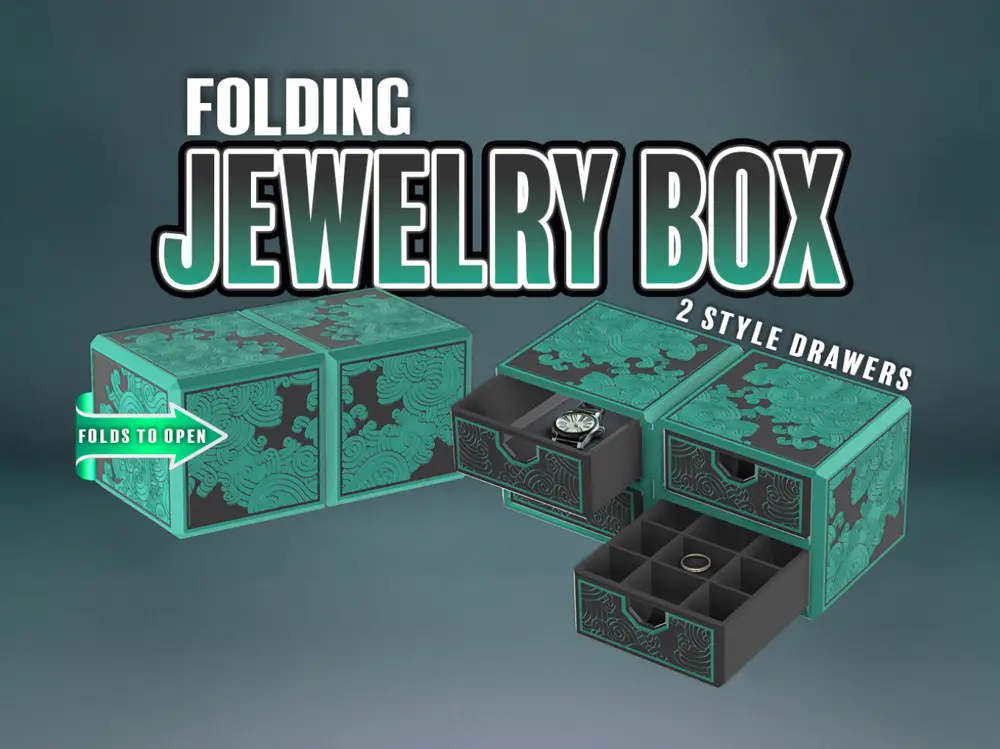 Folding Jewelry Box