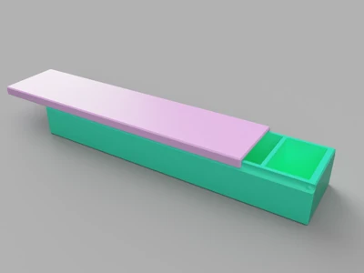 Weekly Pill Box w/Slide-on Lid