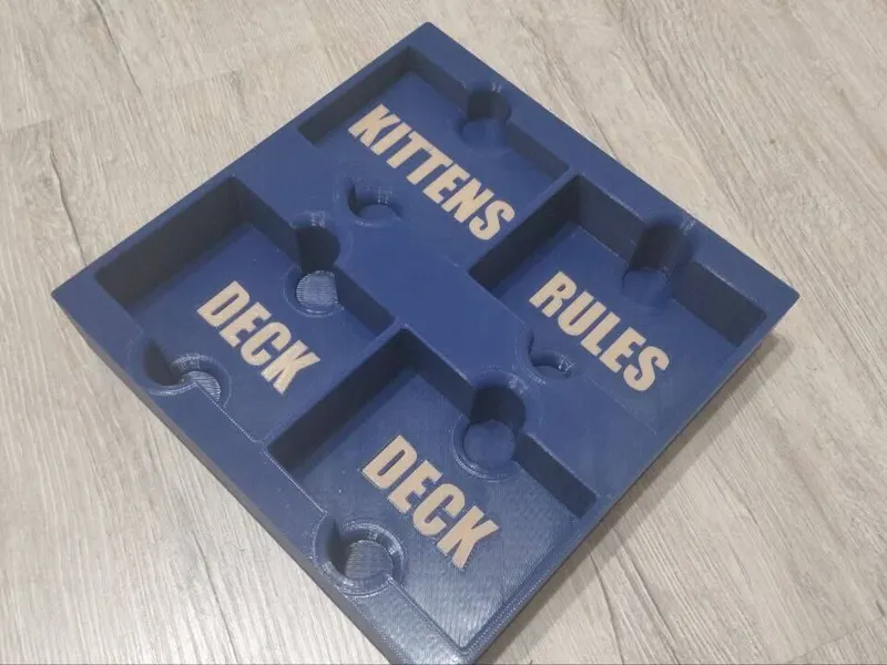 Exploding Kittens 3d Print Box