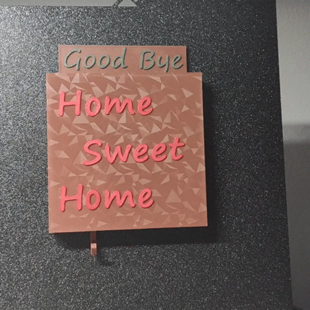 Welcome/Good Bye Keyhook