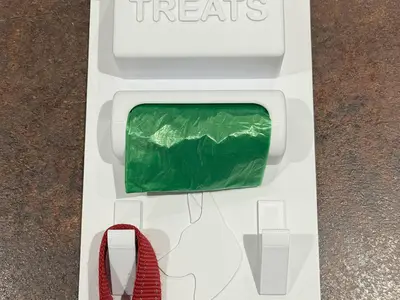 Dog Lead and Treat Station